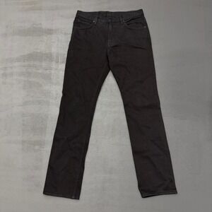 Helmut Lang Jeans Black Twill Straight Leg Denim Pants 29 x 30 SW-DP016